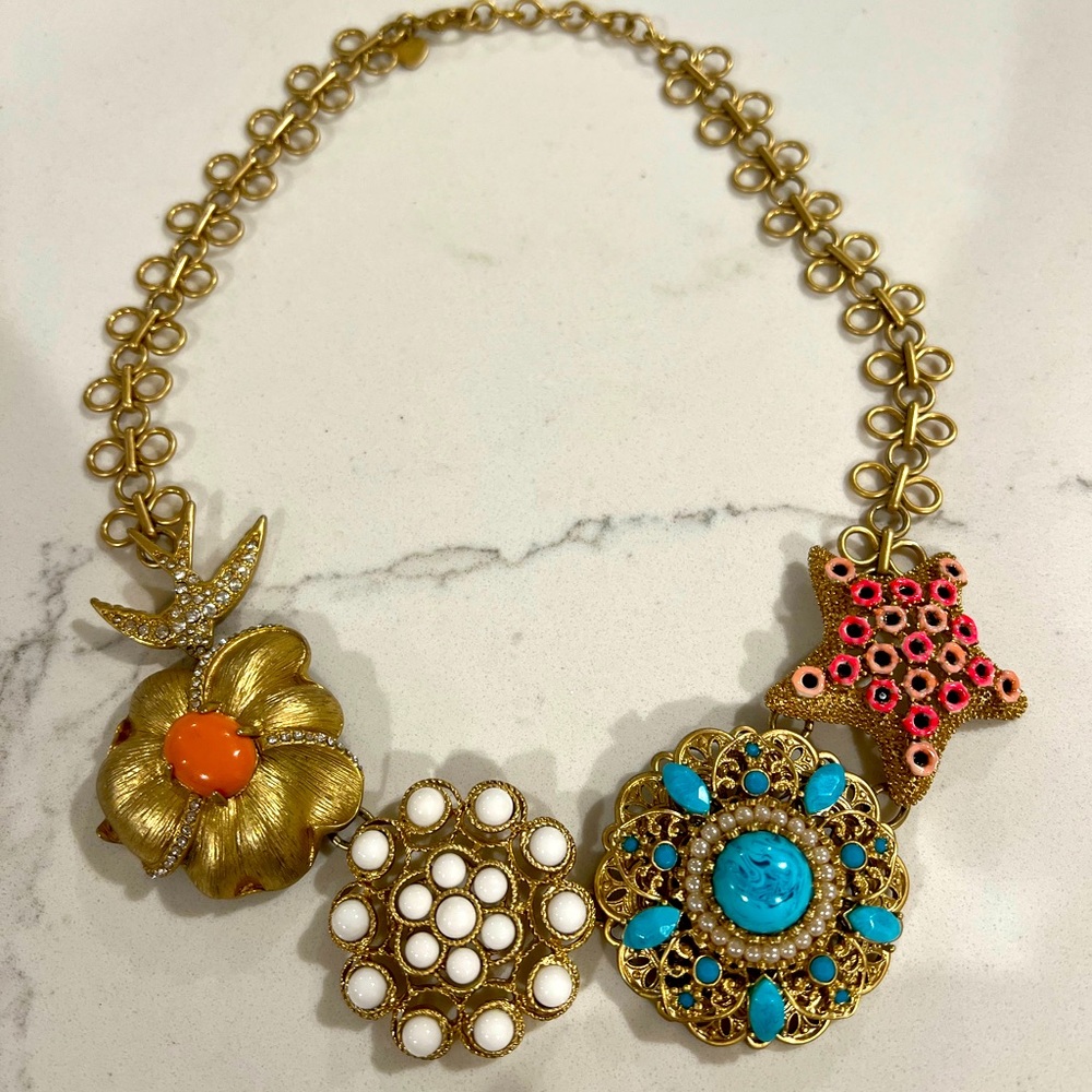 Stella & Dot birds of paradise necklace starfish